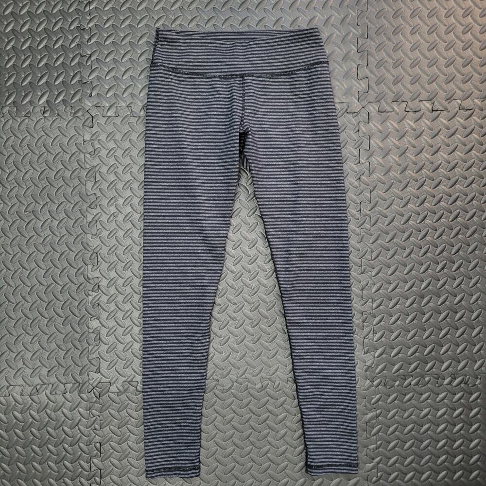 Kyodan Leggings Small Low Rise Striped Activewear Athleisure Fitness Yoga Gym